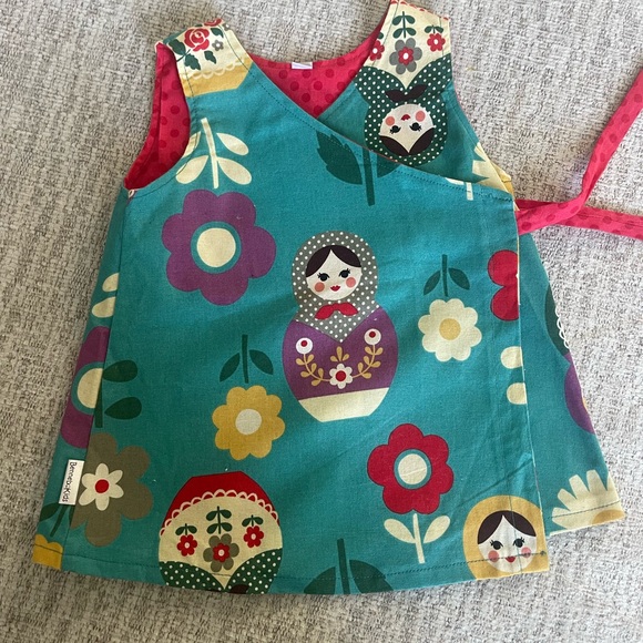 BenneboKids Other - 3MO Baby Wrap Dress & Bib!